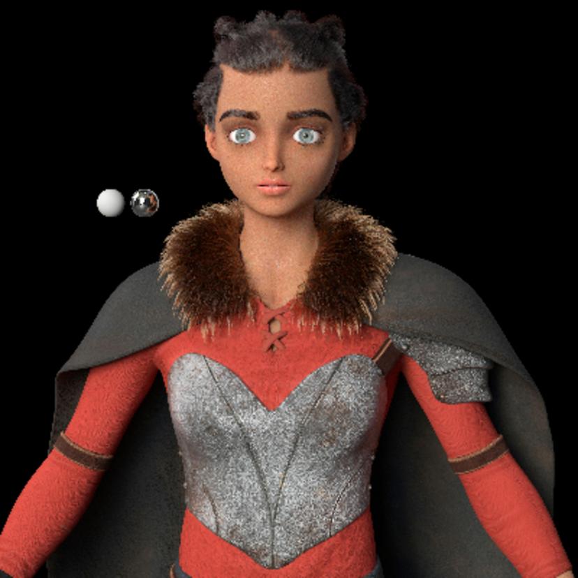 Cartoon woman