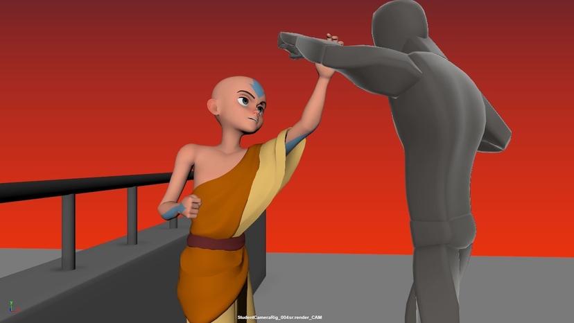 Aang fight sc...
