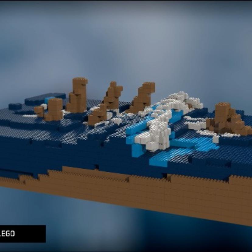 Ocean in Lego