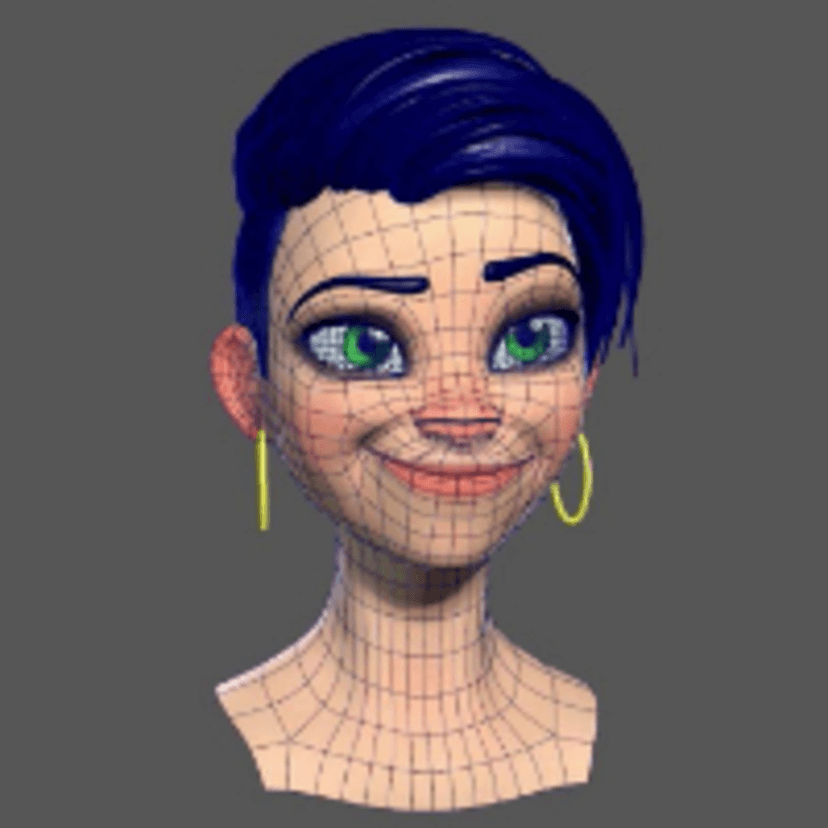 cartoon face ...
