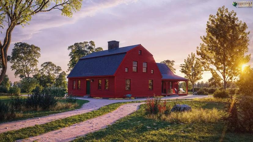Transforming Manchester Real Estate: 3D Visualization for Stunning Barn House Exteriors