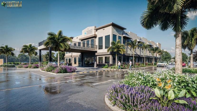 Crafting the Future: 3D Architectural Visualization Enhances Orthopaedic Institute Design in Los Angeles