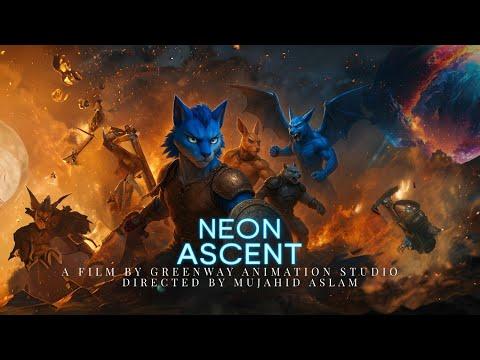 NEON ASCENT | Official Cinematic Trailer (2025) | Epic Sci-Fi Fantasy Battle Begins #3danimation #3d