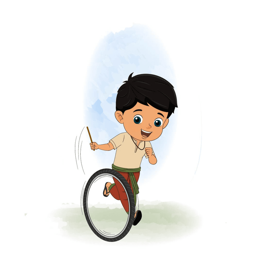 An Indian boy...
