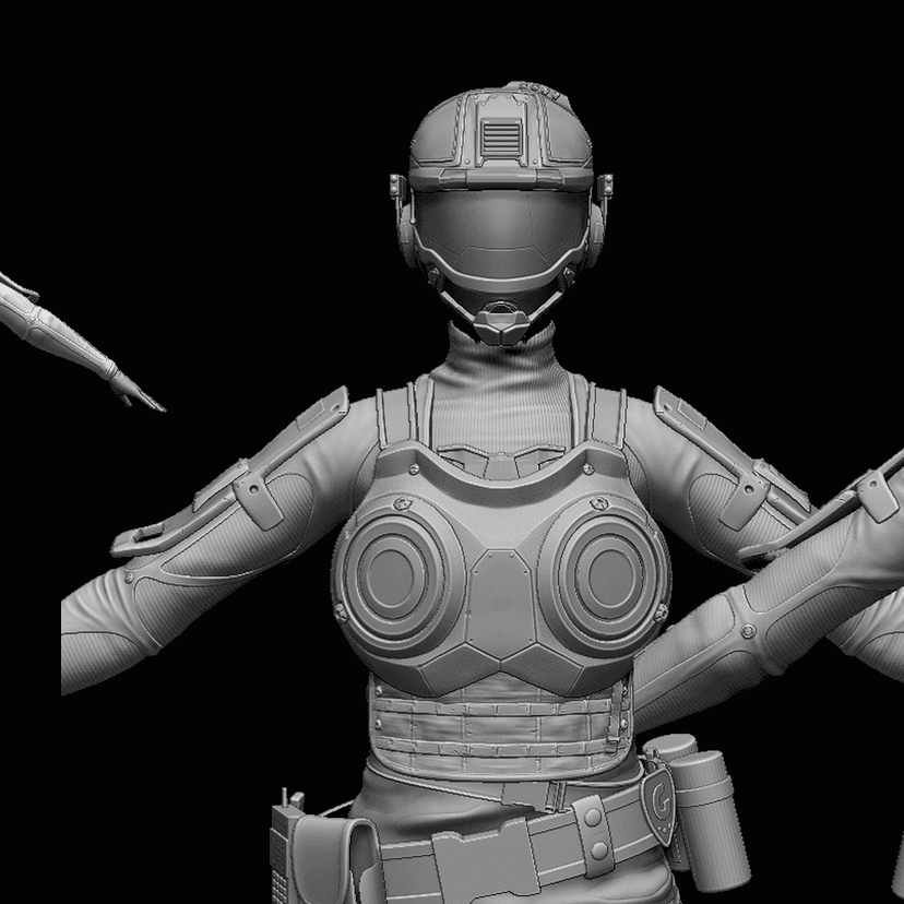 3D Female Cha...
