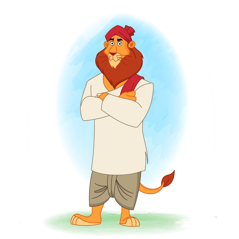 A lion vector...