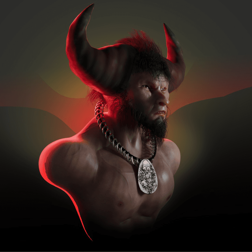 The cow Man 